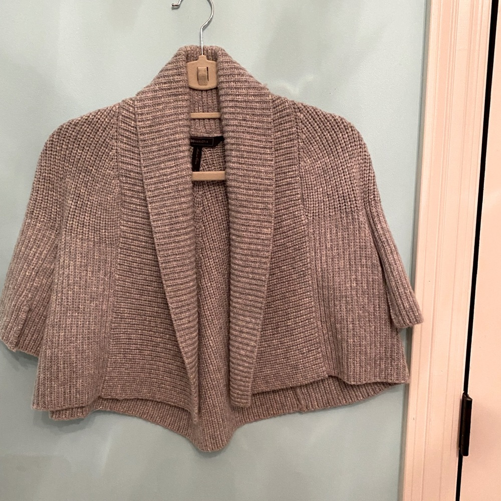 BCBGMAXAZRIA
 cropped sweater jacket